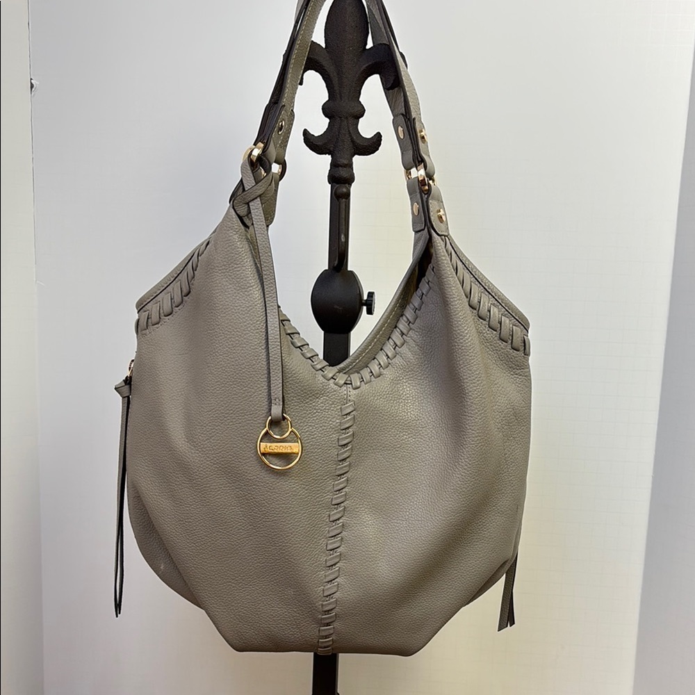Lodis Gray Hobo Bag with Slouchy Design
